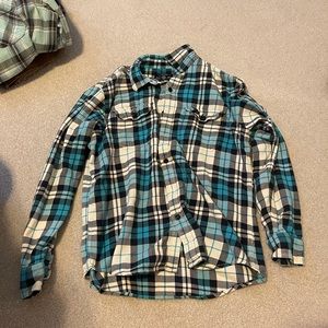 American Eagle Blue Flannel